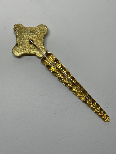 Gold & Pearl Sword Brooch Bloomers and Frocks